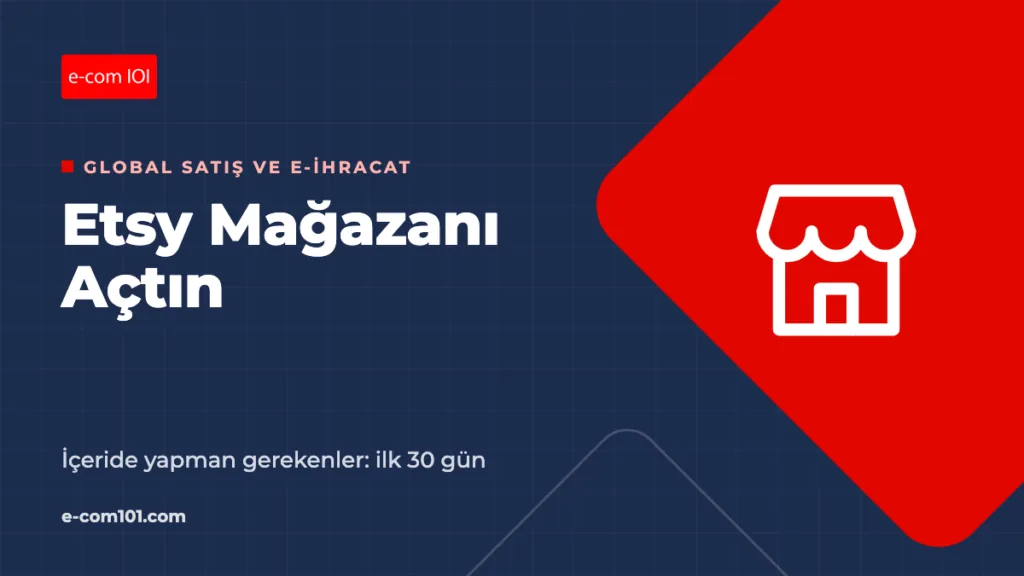 Etsy Mağazanı Açtın: İçeride Yapman Gerekenler (İlk 30 Gün)