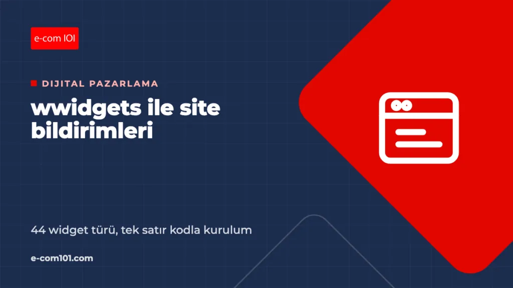 Web Sitesi Bildirim Aracı wwidgets: 44 Widget Türü, Tek Satır Kod